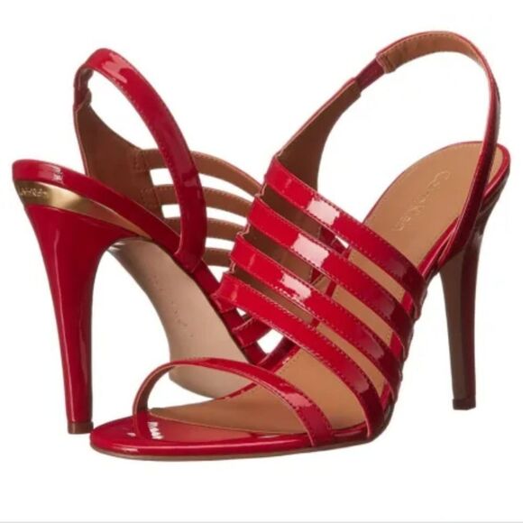 CALVIN KLEIN MARIAN SLINGBACK HIGH HEEL STILETTOS SANDAL G1 - Picture 6 of 16